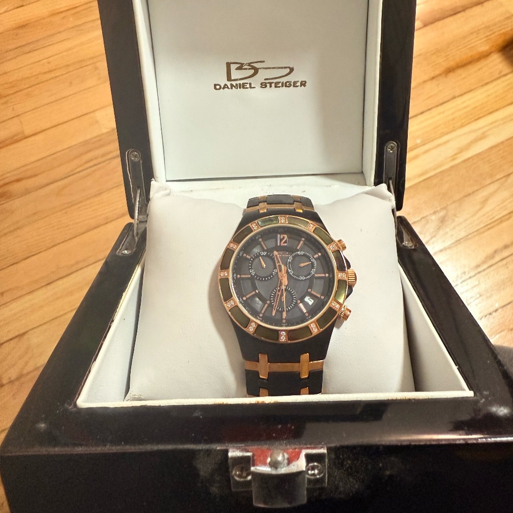 Daniel Steiger Intrepid Black Men's Watch